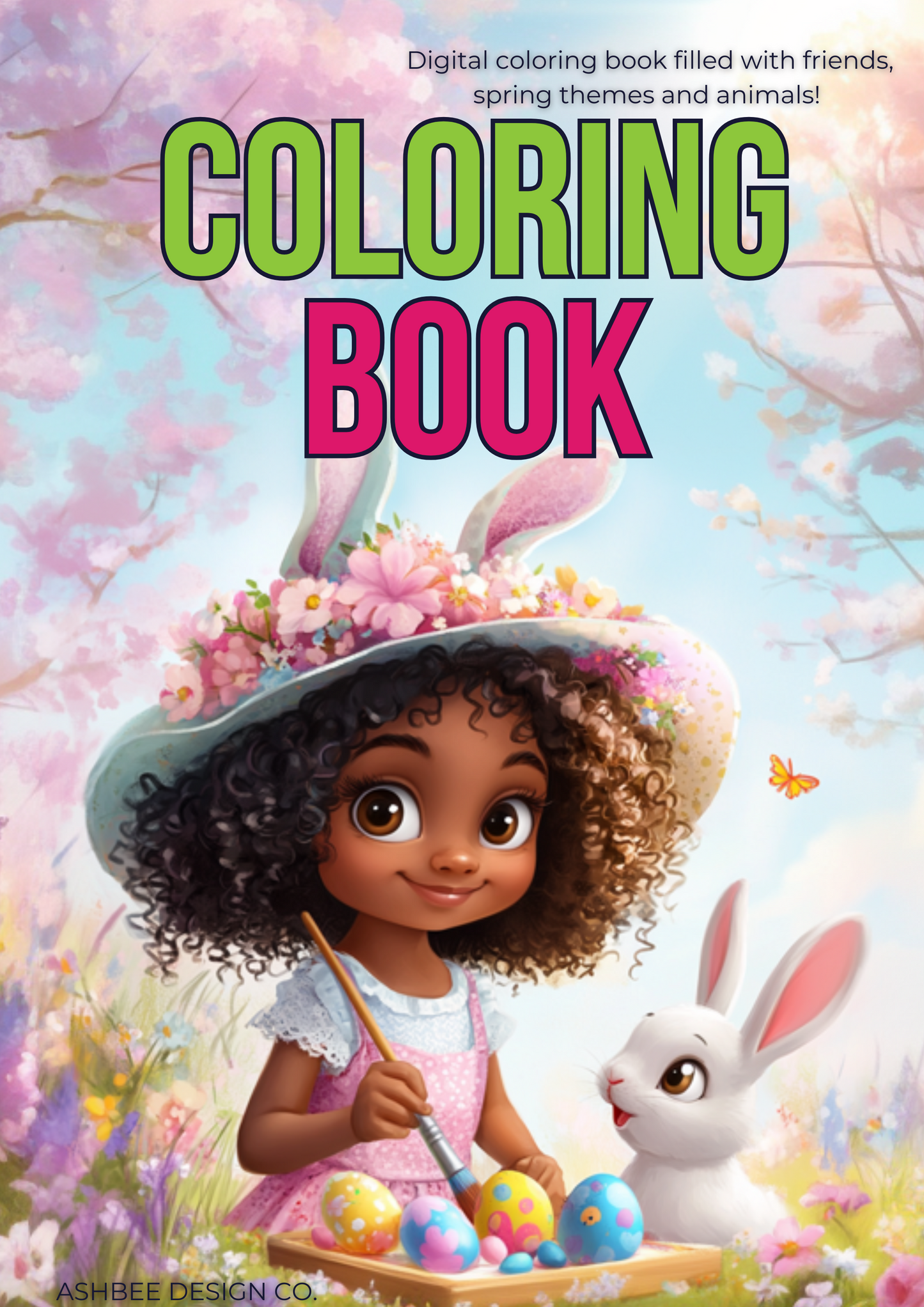 Spring Coloring Book