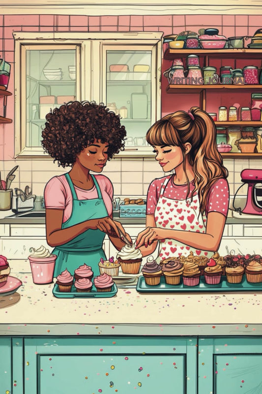 Galetine's Day Writing Journal: Baking With Friends Edition