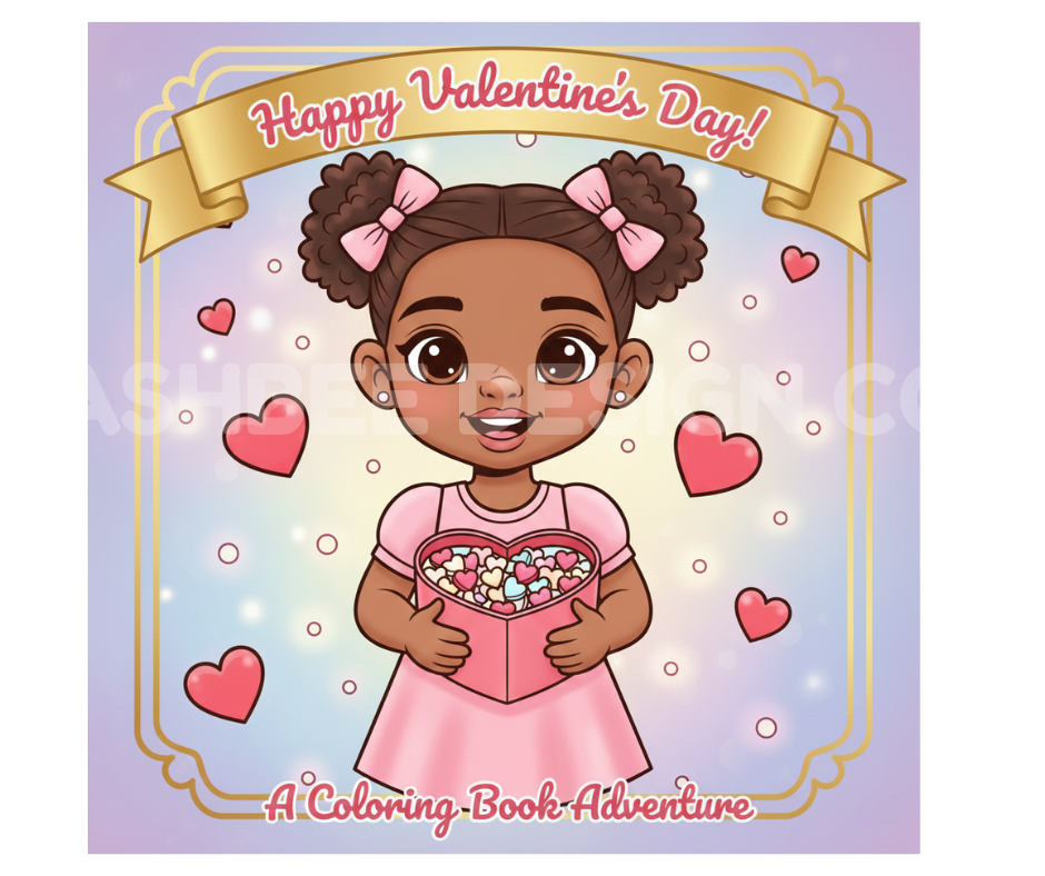 💖 Valentine’s Coloring Book (Digital Download)