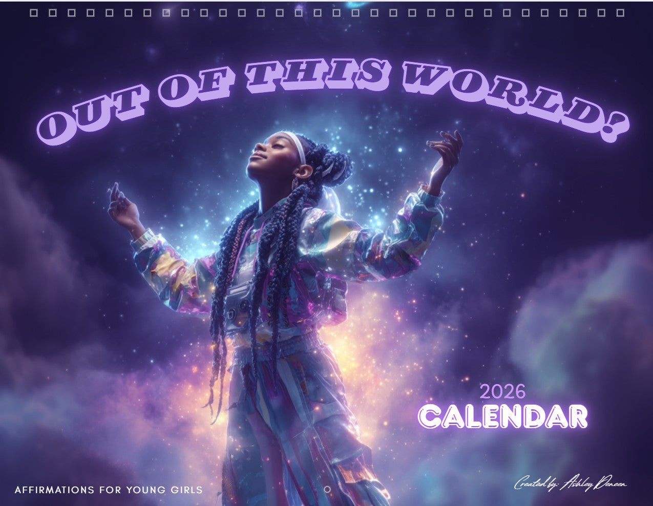 2026 OUT OF THIS WORLD Tween Wall Calendar