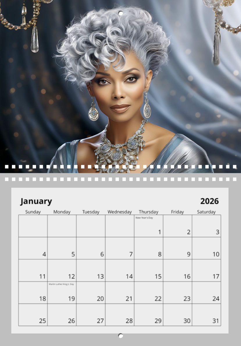 Wisdom and Curls Calendar