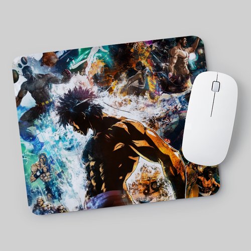 Black Anime Mouse Pad